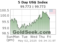 GoldSeek.com provides you with the information to make the right decisions on your US$ Index 5 Day investments