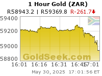 S. African Rand Gold 1 Hour