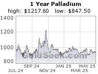 Palladium 1 Year