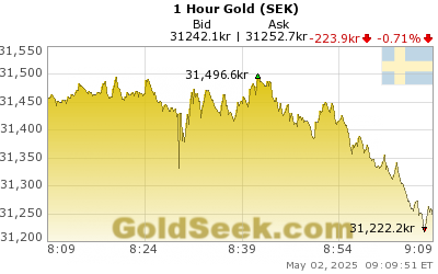 Swedish Krona Gold 1 Hour